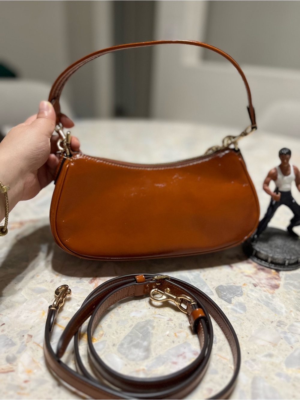 ‼️LAST 1 NWT COACH Ashton 2way Shoulder Bag CBJ01 glazed leather - Picture 2 of 14